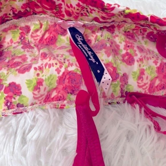 Victoria’s Secret floral garter skirt thong & bustier set - Picture 8 of 8